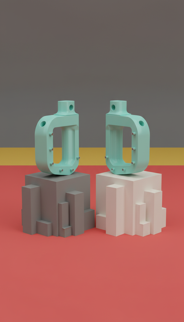 Cale-pieds imprimé 3D ergonomique