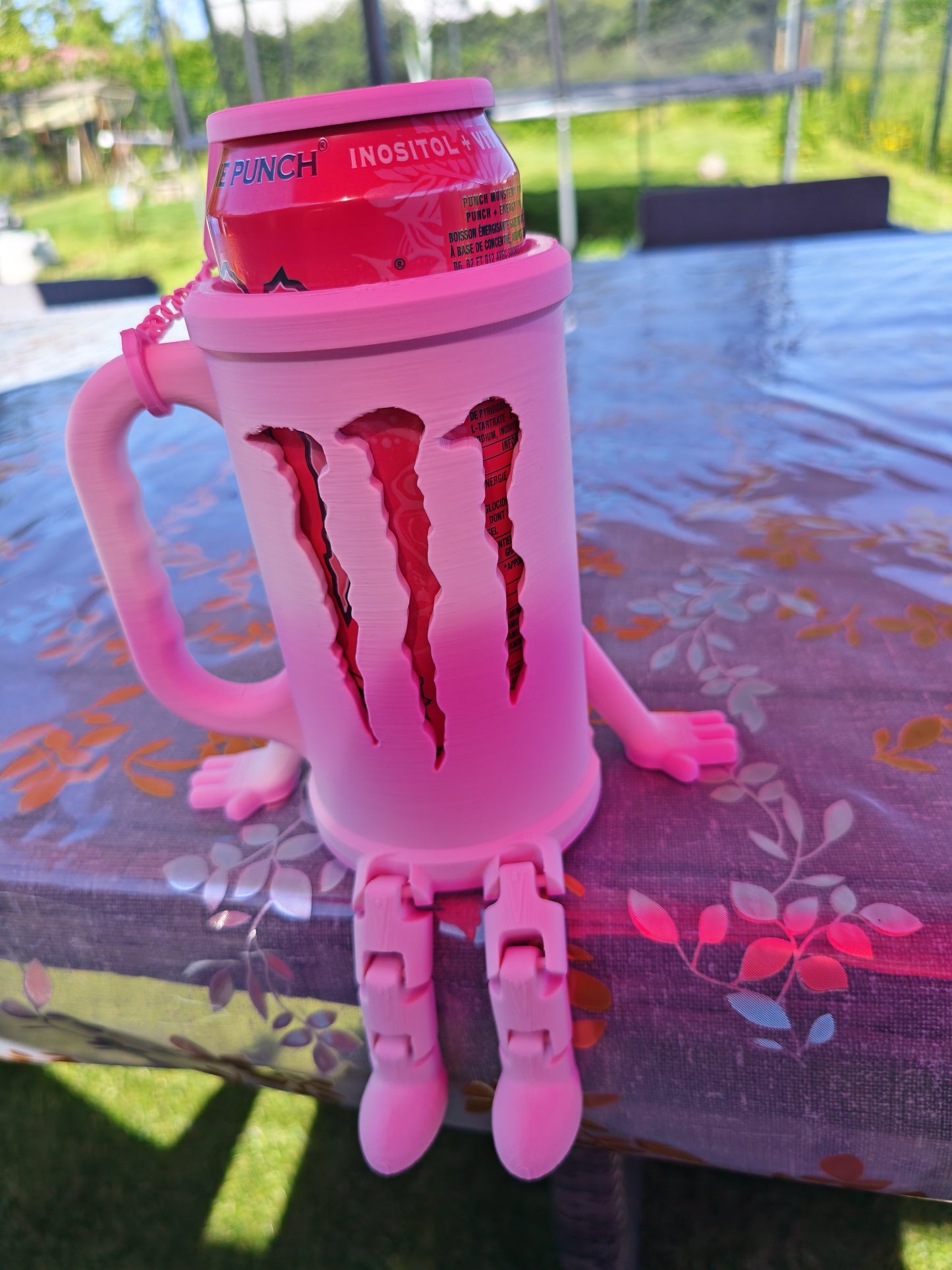 Monster Energy Holder Rose — Édition Articulée
