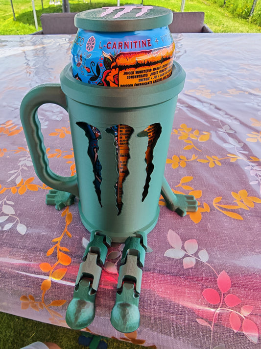 Monster Energy Holder Vert — Édition Articulée