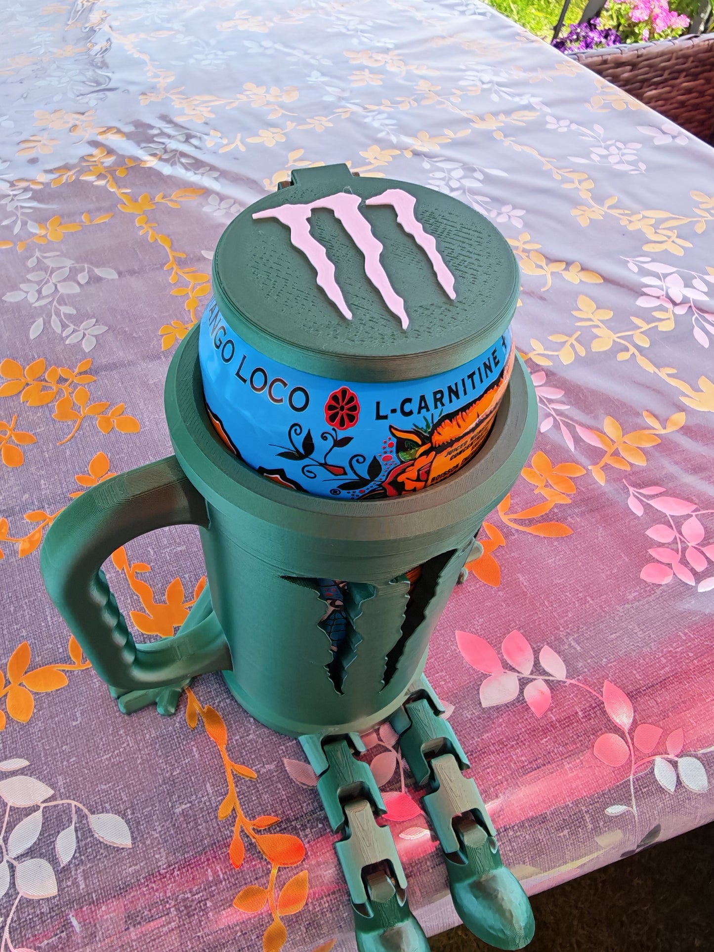 Monster Energy Holder Vert — Édition Articulée