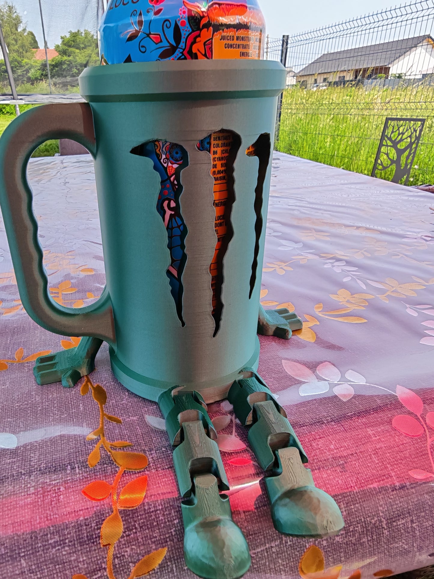 Monster Energy Holder Vert — Édition Articulée