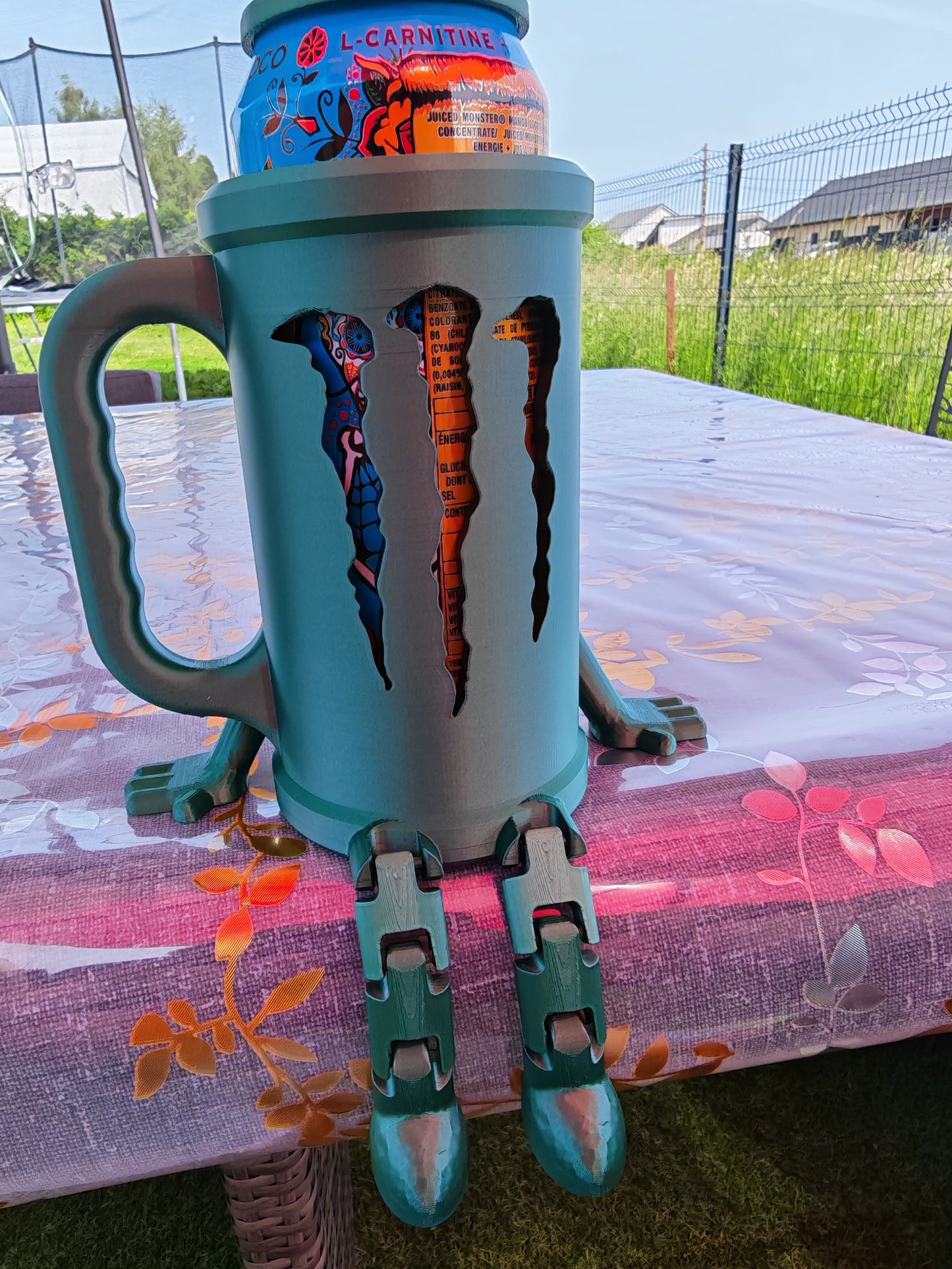 Monster Energy Holder Vert — Édition Articulée