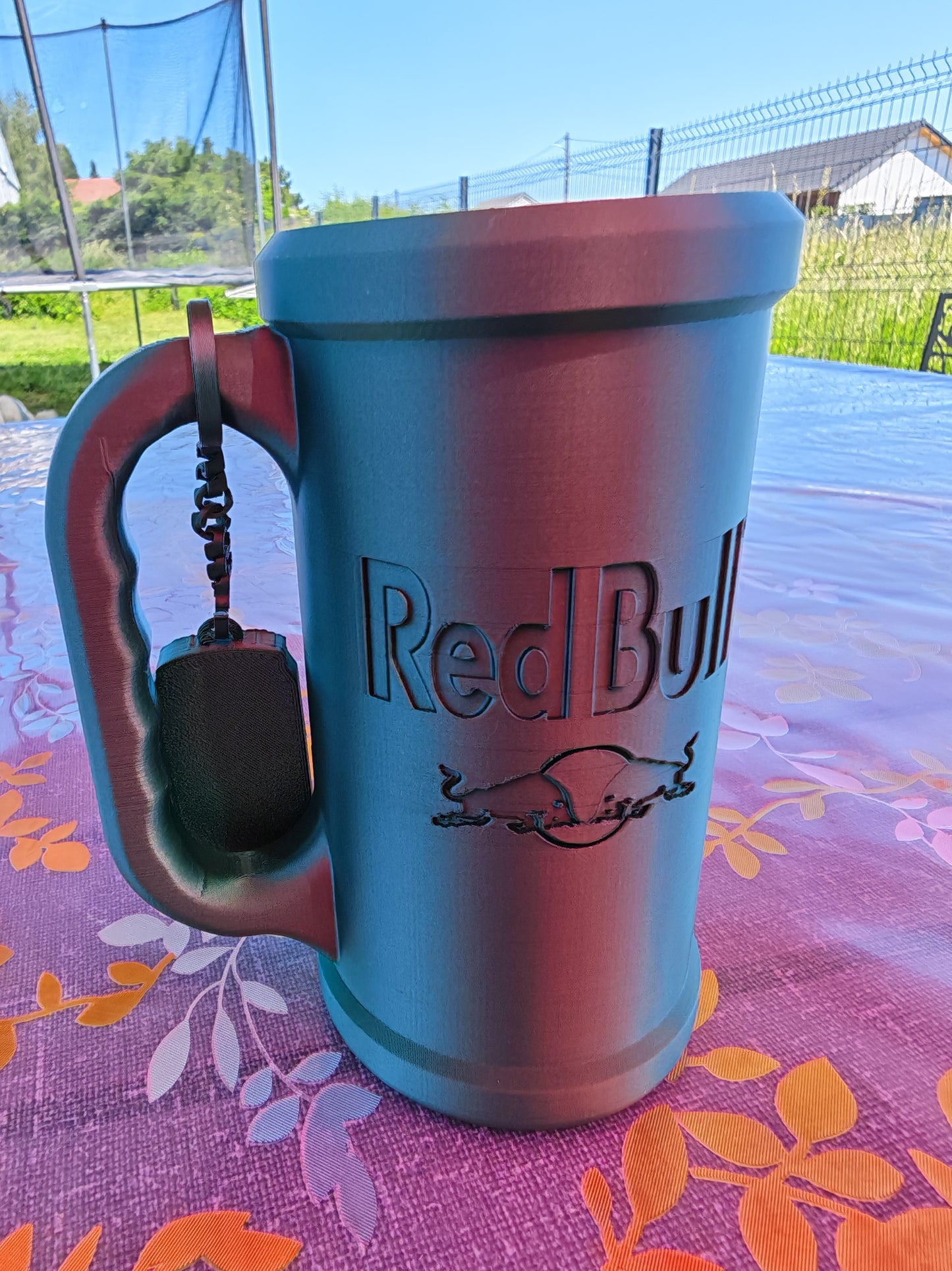 Support pour boisson RedBull + Ouvre-canette RedBull