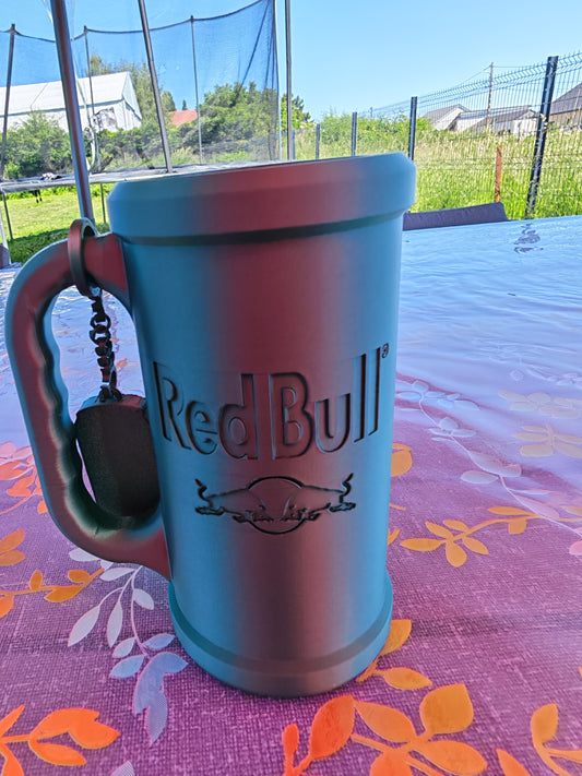Support pour boisson RedBull + Ouvre-canette RedBull