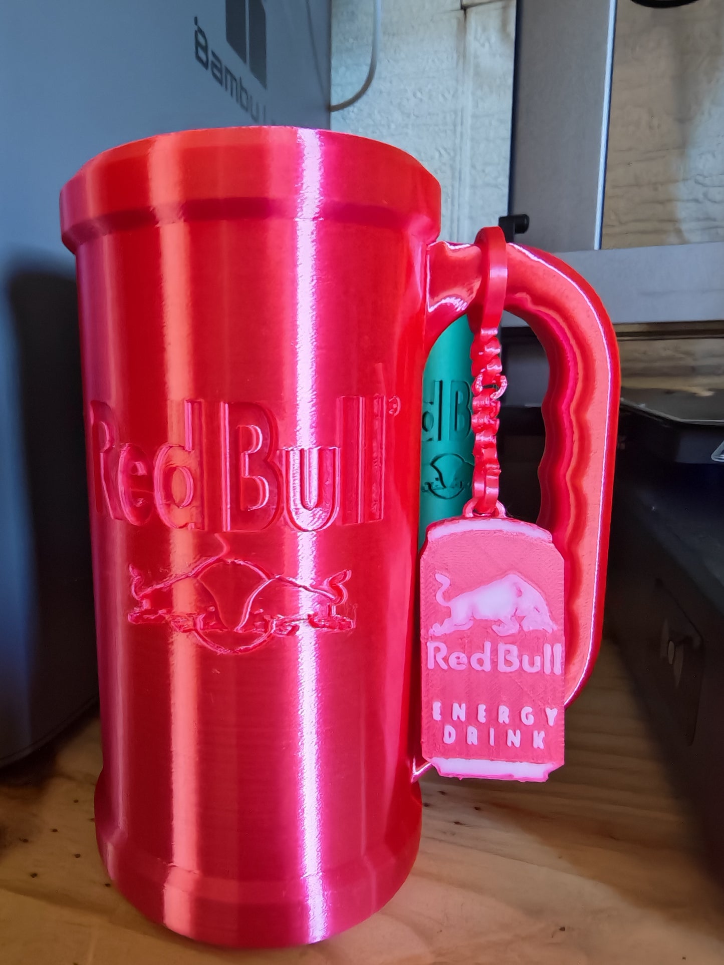Support pour boisson RedBull + Ouvre-canette RedBull