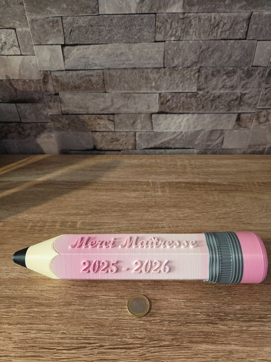 ✏️ Pencil Case “Merci maîtresse” – Cadeau de fin d’année original