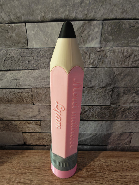 ✏️ Pencil Case “Merci maitresse” avec prénom personnalisé