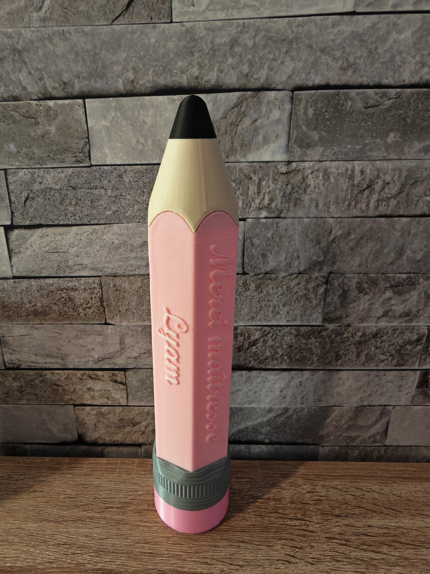 ✏️ Pencil Case “Merci maitresse” avec prénom personnalisé