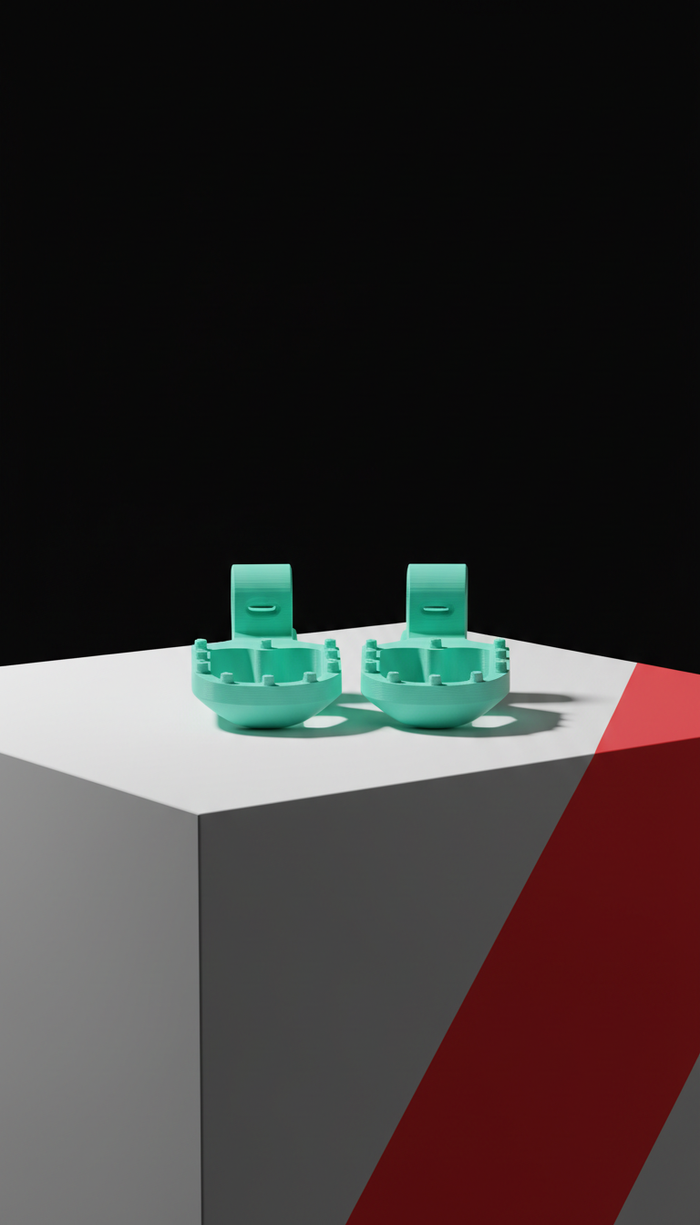 Cale-pieds imprimé 3D ultra grip